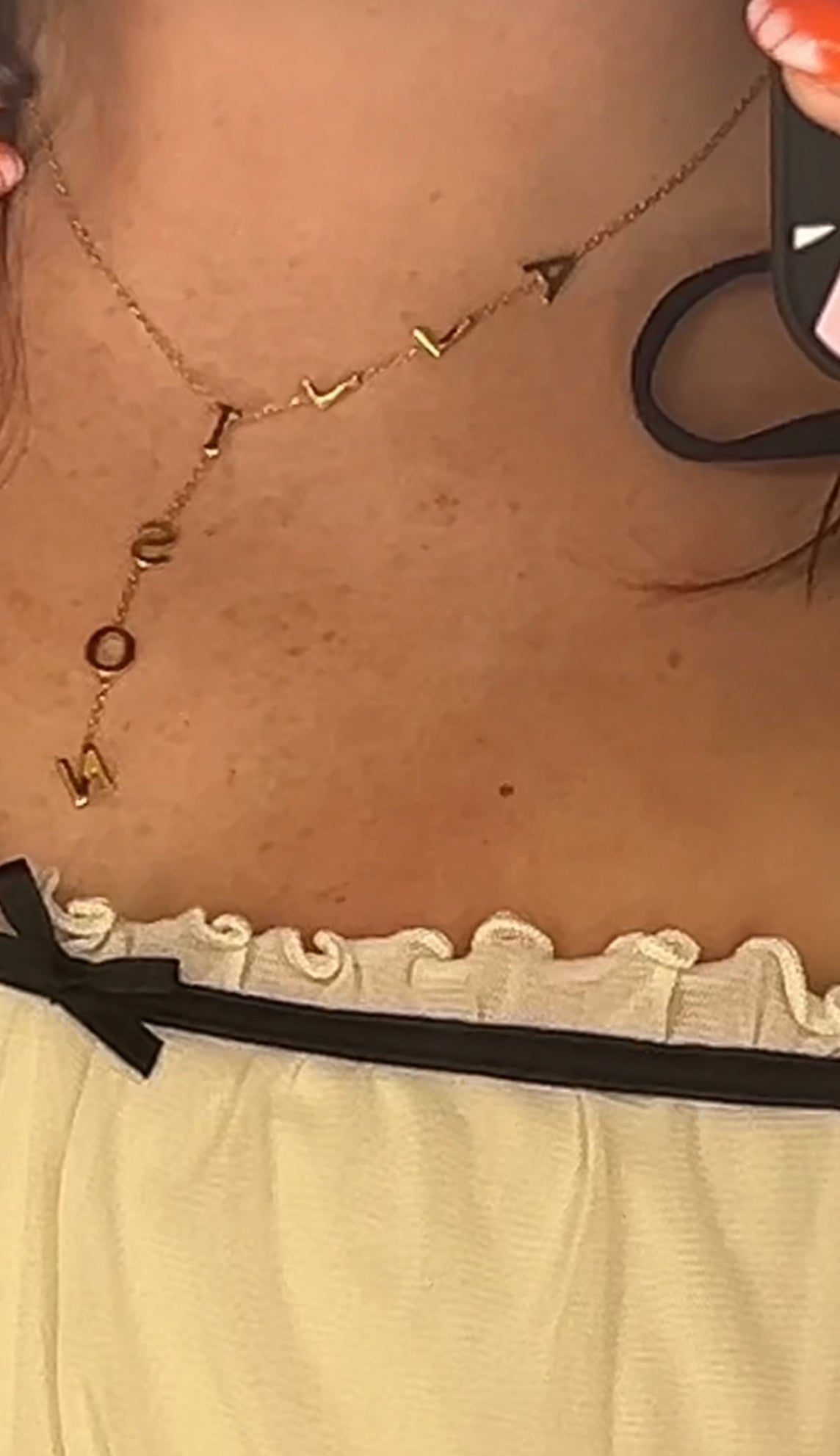 Drop Name Necklace