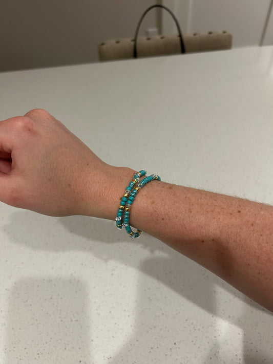 Teal Sole Sisters Bracelet