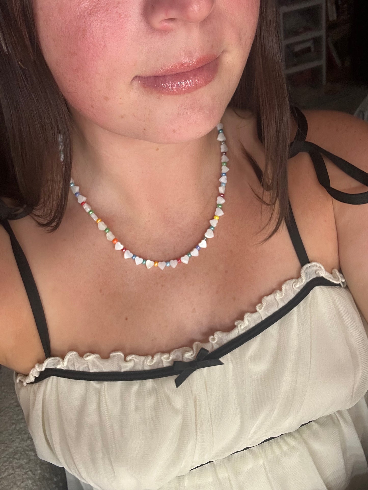 Rainbow Heart Necklace