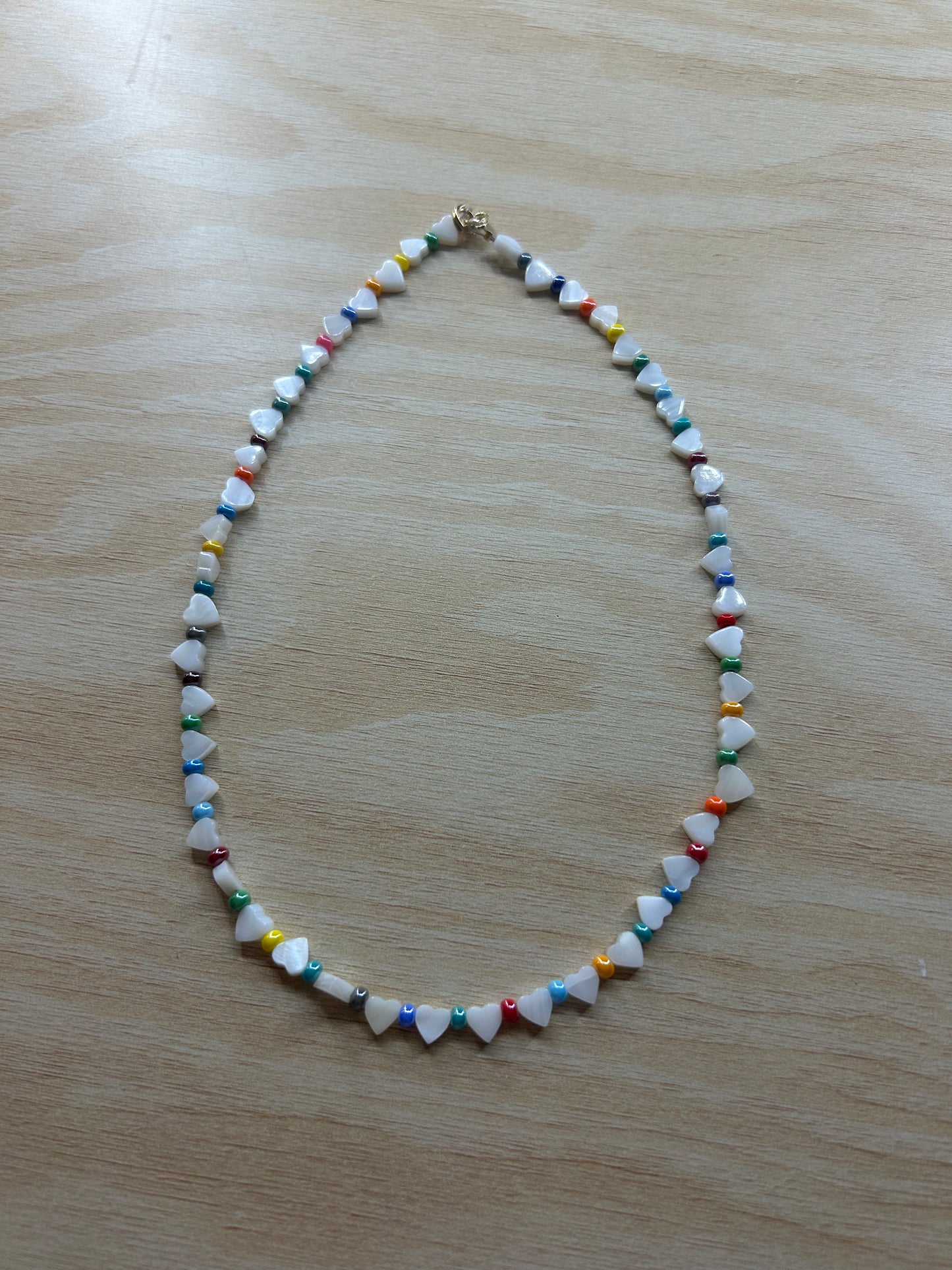 Rainbow Heart Necklace