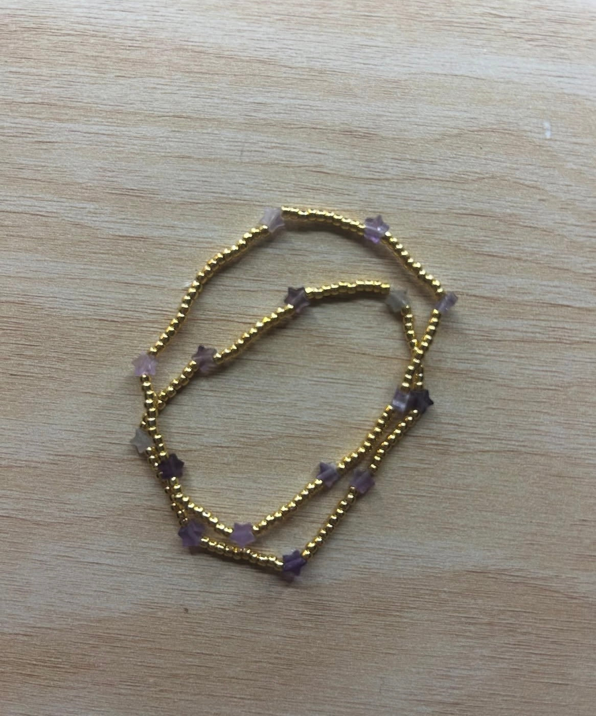 Amethyst Star Bracelet
