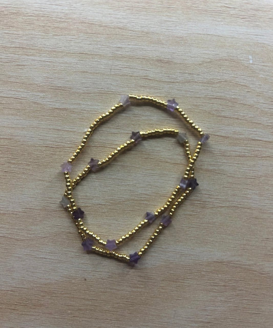 Amethyst Star Bracelet