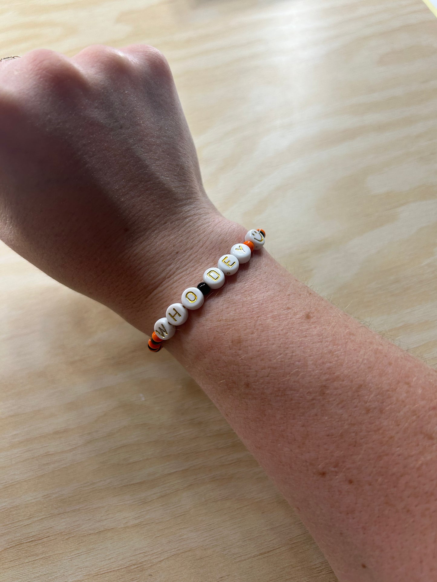 Who Dey Friendship Bracelet