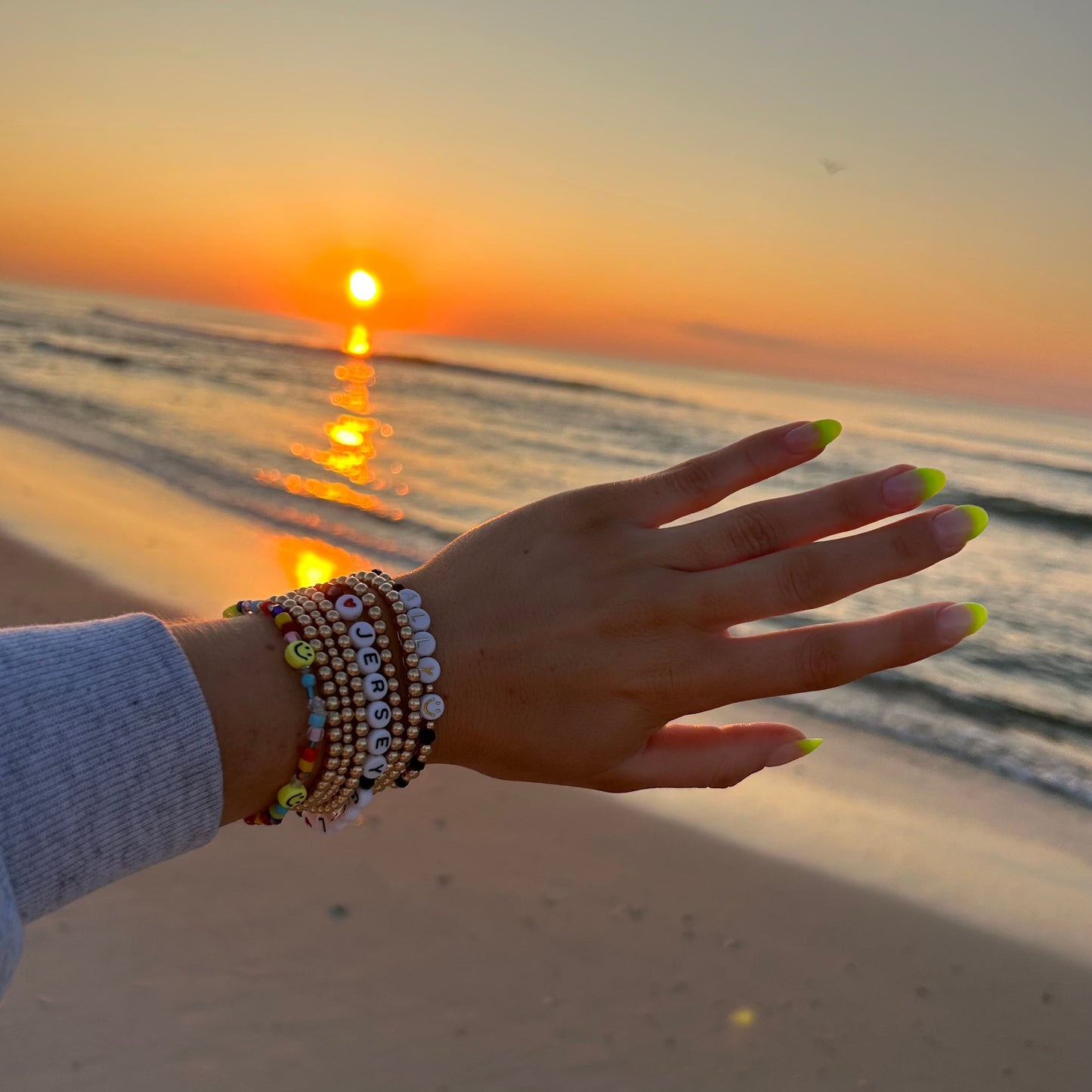 Gold Beaded Bracelets